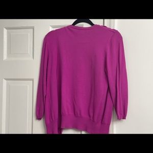 Fuchsia cardigan